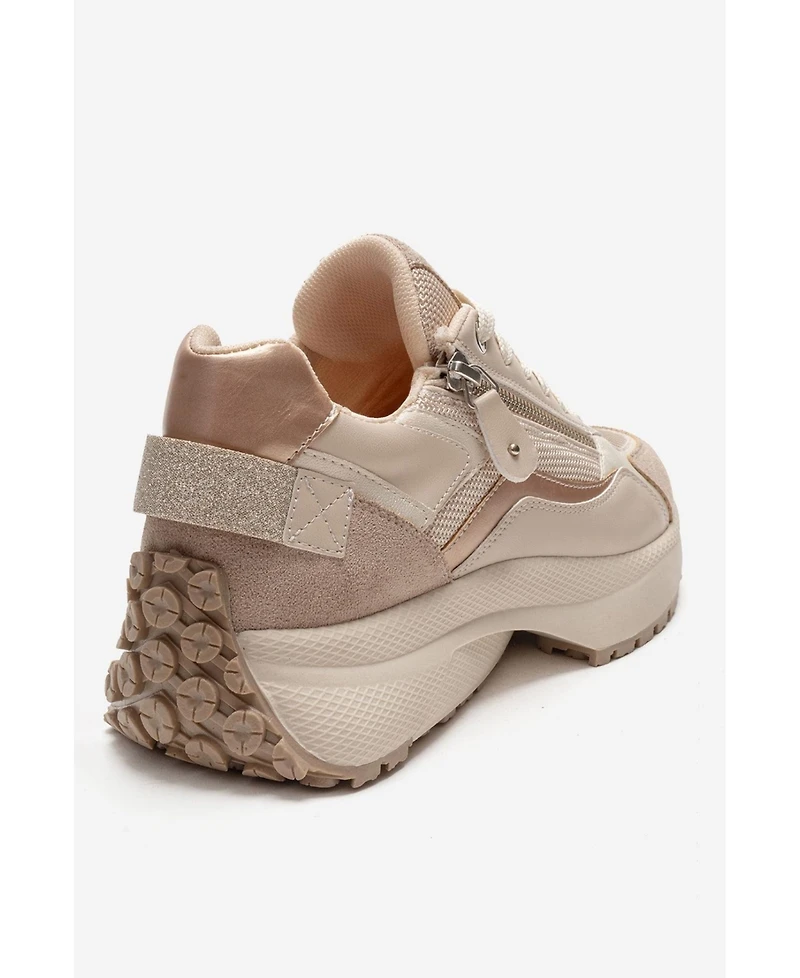 Prologue Shoes Women's Rocca Zip Sneaker