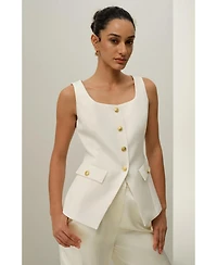 Lilysilk Women's Cintre U-Neck Sleeveless Vest