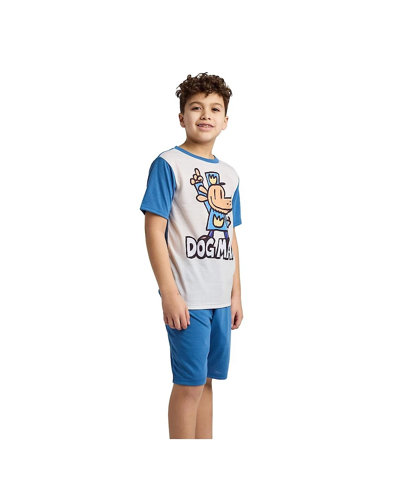 Dog Man Big Boys Character Print 4-Pack Pajama Set
