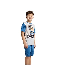 Dog Man Big Boys Character Print 4-Pack Pajama Set