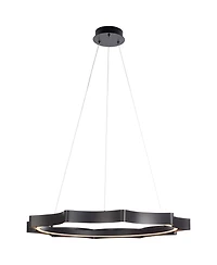 Possini Euro Design Gearworks 30" Wide Led Ring Pendant Light
