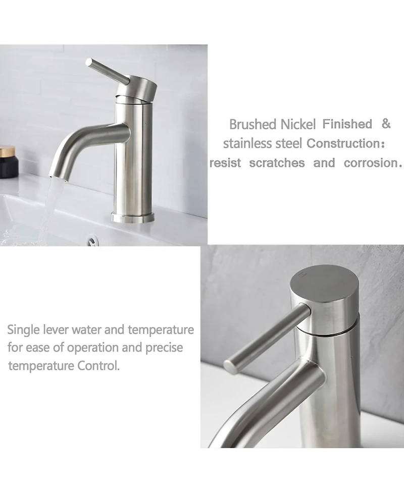 Busdays Ada Compliant Single Hole Bathroom Faucet
