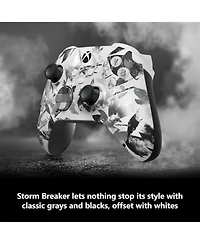 Microsoft Xbox Wireless Controller for Series X, Series S, Windows with Mighty Skins Custom Skin Code - Storm Breaker.