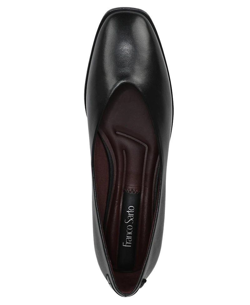 Franco Sarto Women's Tesia Square Toe Ballerina/Skimmer Flats