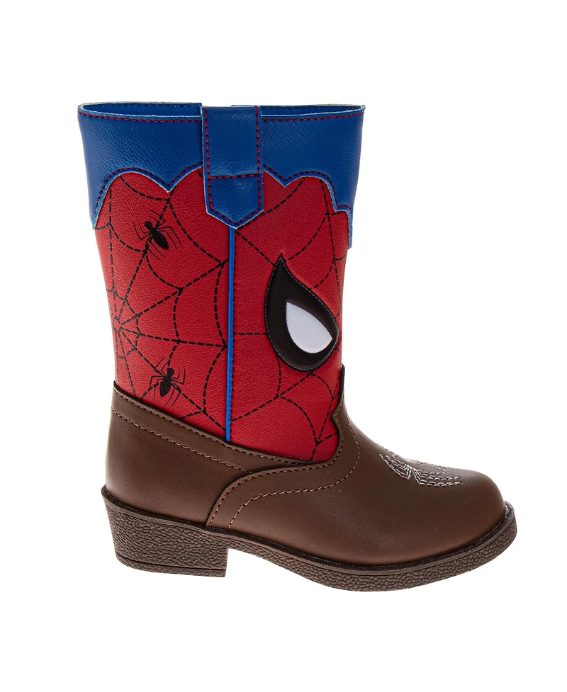 Spider-Man Big Boys SpiderMan Marvel Cowboy Boots (Toddler/Little Kid)