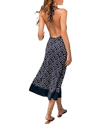 Cupshe Women's Suntan Geo Maxi Beach Dress
