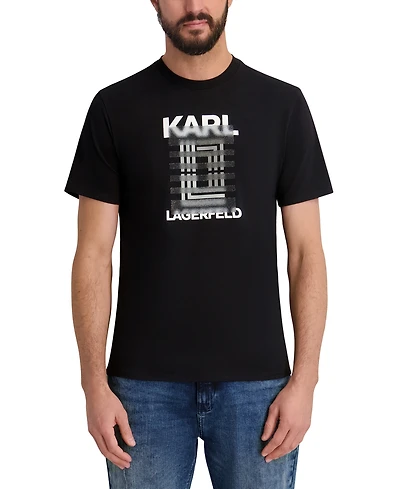 Karl Lagerfeld Paris Men's Crewneck Short-Sleeve T-Shirt
