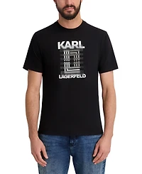 Karl Lagerfeld Paris Men's Crewneck Short-Sleeve T-Shirt
