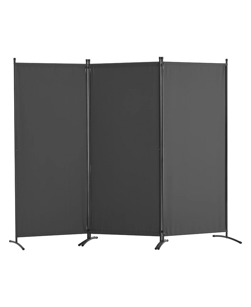 Sugift Room Divider, 3 Panel Folding Privacy Screen, Freestanding for Office and Bedroom