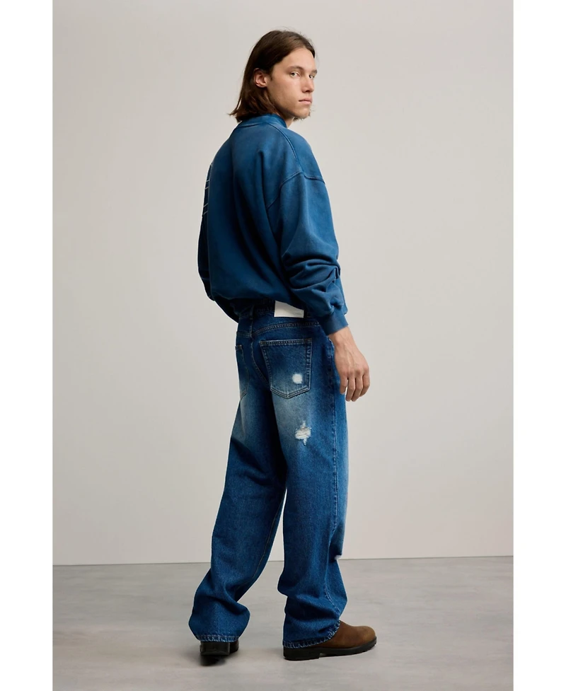 Desigual Men's Patched jeans