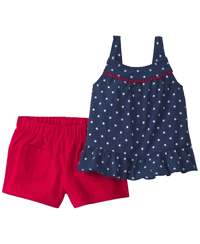 Carter's Baby Girls' Tank Top and Shorts, 2-Piece Set