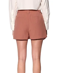 Walter Baker Women's Beau Clay Pinstripe Shorts