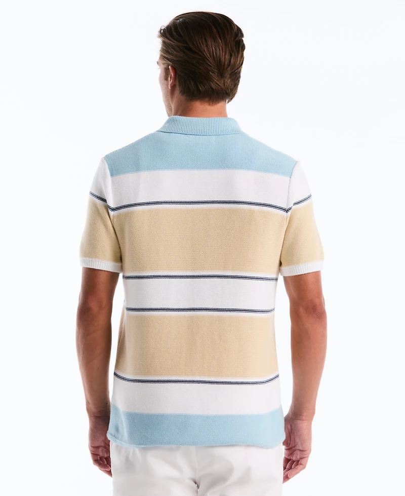 Original Penguin Men's Cotton Color-Block Stripe Shirt