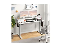 Slickblue Adjustable Electric Standing Desk with 2 Drawers for Home Office