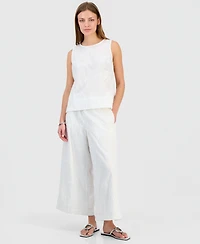 I.n.c. International Concepts Petite Jacquard Sleeveless Blouse, Macy's Exclusive