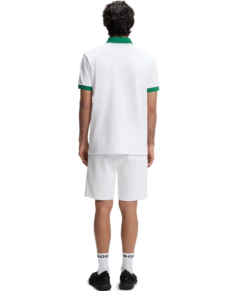Boss by Hugo Men's Paddy Mexico Flag Trim Polo Shirt