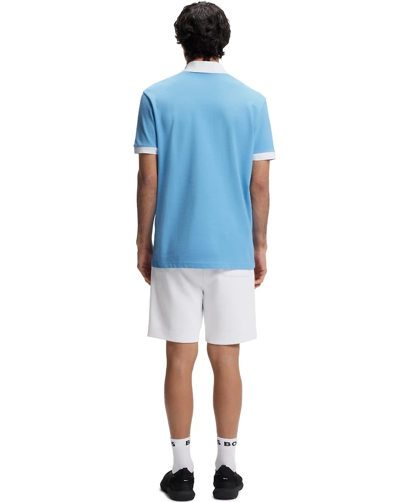 Boss by Hugo Men's Paddy Argentina Country Flag Trim Polo Shirt