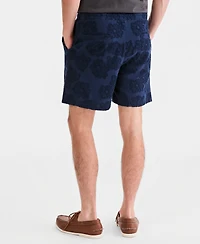 Sun + Stone Men's Textured Floral Pull-On Shorts, Macy's Exclusive