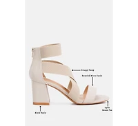 London Rag Benicia Elastic Strappy Sandal Womens