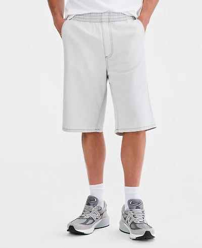 Sun + Stone Men's Lisbon Cotton Pull-On Shorts, Macy's Exclusive