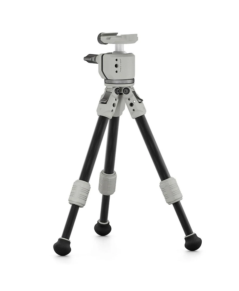 Tilta Tabletop Ball Head with 1-Stage Carbon Fiber Tripod Legs, Snow White