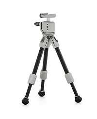 Tilta Tabletop Ball Head with 1-Stage Carbon Fiber Tripod Legs, Snow White