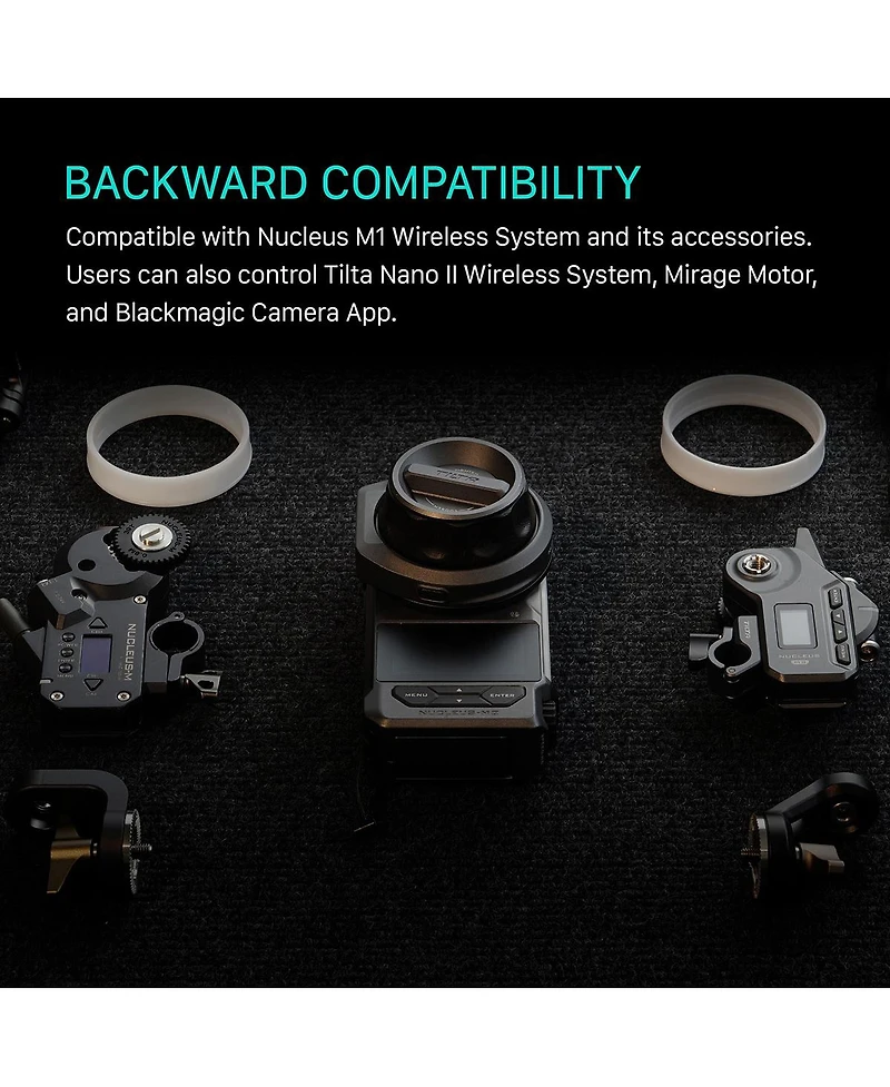 Tilta Nucleus-m Ii Wireless Lens Control System with Hand Wheel Kit