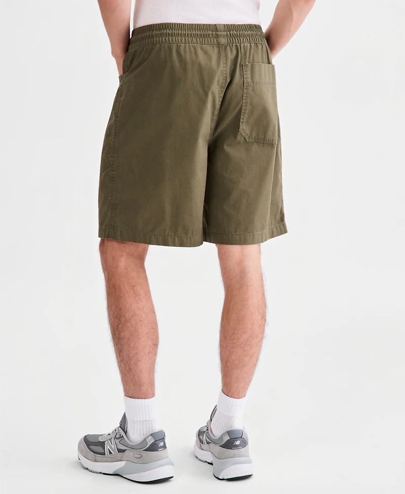 Sun + Stone Men's Josh Cotton 8" Pull-On Shorts, Macy's Exclusive