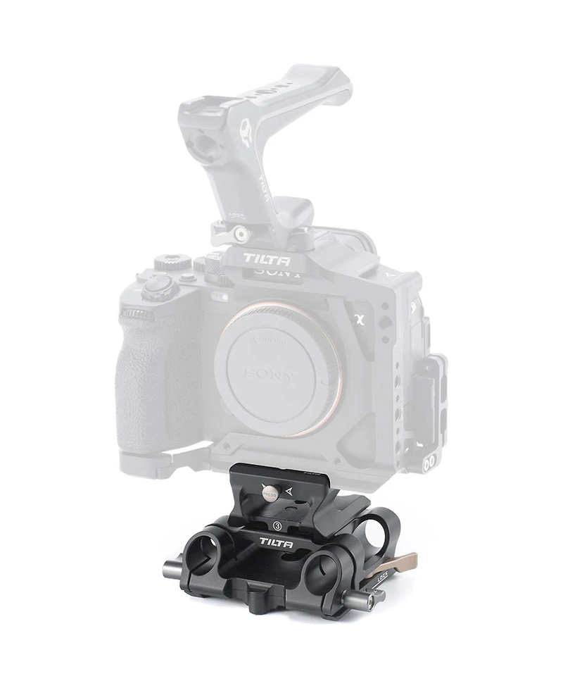 Tilta Modular 15mm Lws Baseplate Type Iii, Titanium Gray