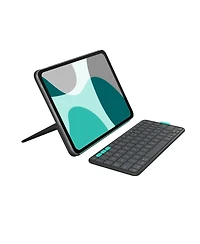 Logitech Folio Touch iPad Keyboard Case with Trackpad and Smart Connector for iPad Air 11-inch (M2 & M3), iPad Air (4th & 5th gen), Graphite
