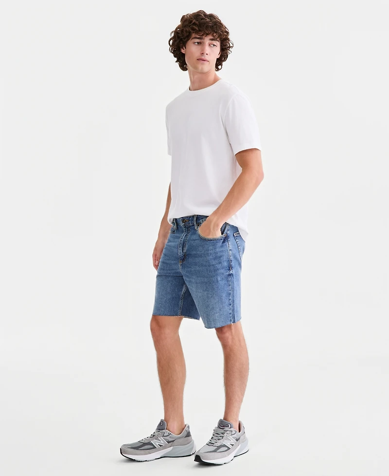 Sun + Stone Men's Monte Relaxed-Fit Denim Shorts, Macy's Exclusive