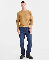 Sun + Stone Men's Navy Wash Straight-Fit Jeans, Macy's Exclusive