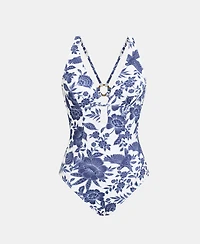 Cupshe Women's Classic One-Piece Swimsuit with Back O-Ring Detail