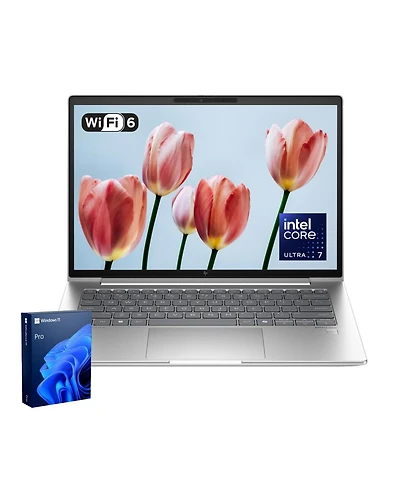 Hp EliteBook 640 14" Traditional Laptop Intel Core Ultra 7 32GB Ram Intel Graphics 1TB Ssd Storage Windows 11 Pro 60Hz