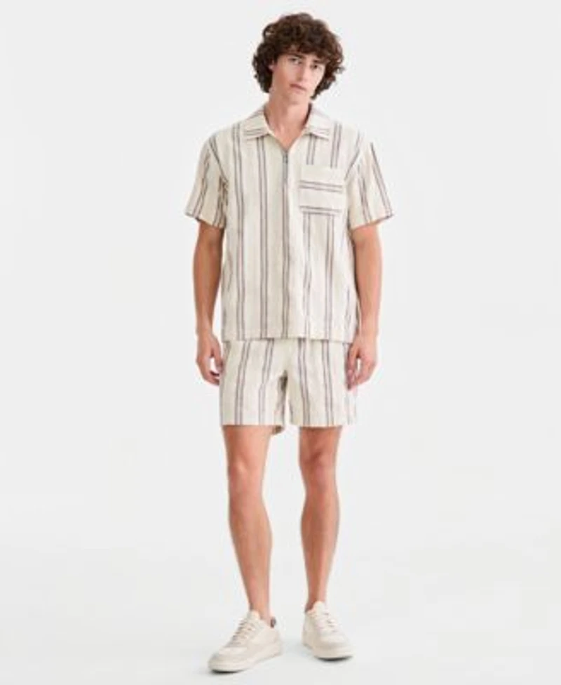 Sun Stone Mens Roan Cotton Striped Matching Set Macys Exclusive