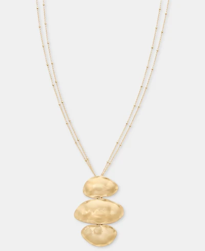 Style & Co Triple Pendant Necklace, 36" + 3" extender, Macy's Exclusive