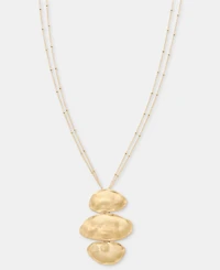 Style & Co Triple Pendant Necklace, 36" + 3" extender, Macy's Exclusive