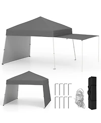 Sugift 14 x 9.2 ft Pop Up Canopy Tent with Convertible Awning Sidewalls