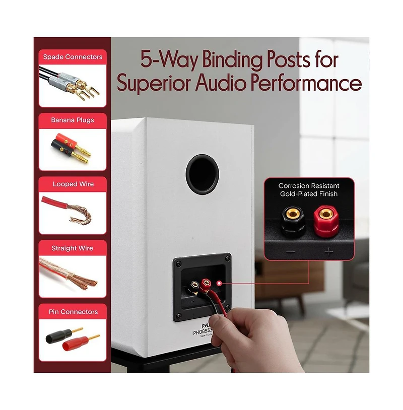 Pyle 5.25 Home Theater Speakers