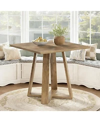 Tribesigns Square Dining Table for 2/4, Wooden Kitchen Table, 31.5" Dining Table (Only Table)