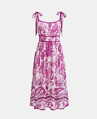 Cupshe Women's Night Show Paisley Midi Beach Dress
