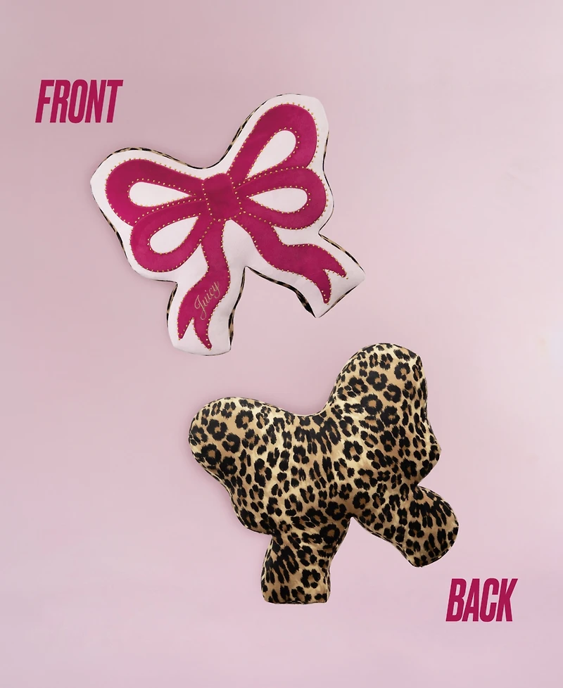 Juicy Couture Shaped Decorative Pillow, 18" x 18"