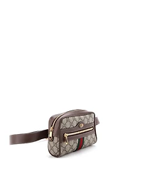 Pre-Owned Gucci Small Ophidia Belt Bag Gg Coated Canvas