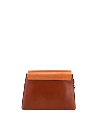 Pre-Owned Chloe Medium Faye Shoulder Bag Leather and Suede