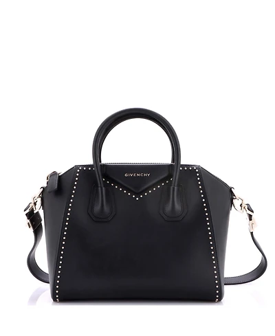 Pre-Owned Givenchy Small Antigona Bag Studded Leather