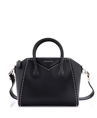 Pre-Owned Givenchy Small Antigona Bag Studded Leather