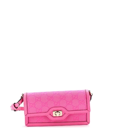 Pre-Owned Gucci Mini Luce Shoulder Bag Gg Canvas