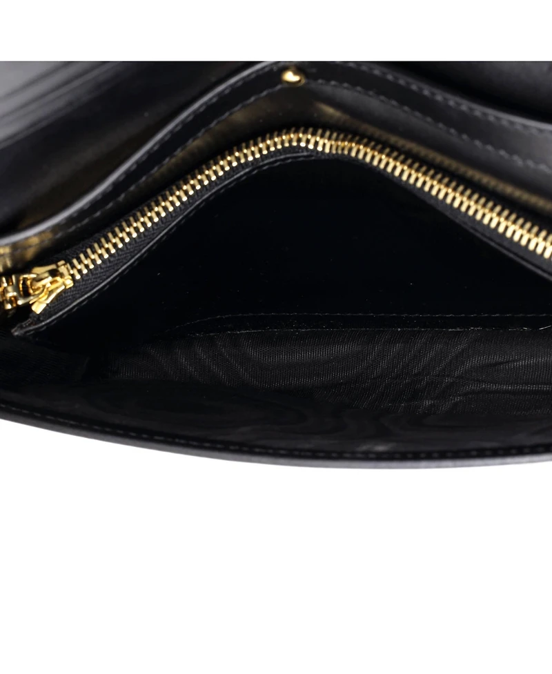 Pre-Owned Dolce & Gabbana Mini Dg Logo Flap Shoulder Bag Leather