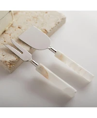 The Collective Home, Santo Alabaster Cheese Tools - Set of 2