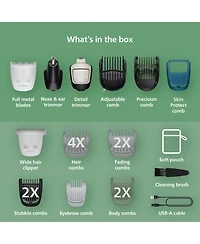 Philips Norelco All-In-One 5000 Beard, Face, Hair, and Body Trimmer for Men